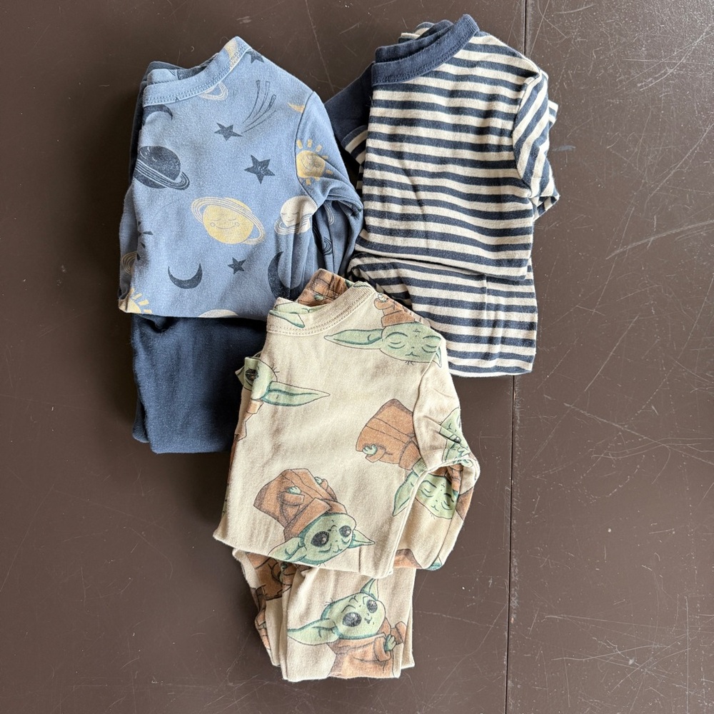 GAP Kids Pajama Sets -Planets, Star Wars and Navy Stripe